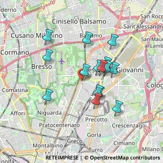 Mappa Via Caduti Sul Lavoro, 20099 Sesto San Giovanni MI, Italia (1.58067)