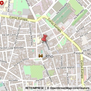 Mappa Via Asilo, 5, 20017 Rho, Milano (Lombardia)
