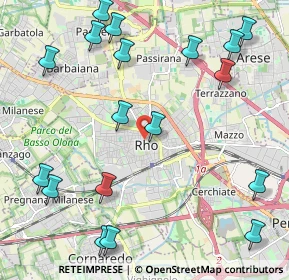 Mappa Via Martiri della Libertà, 20016 Rho MI, Italia (2.70278)