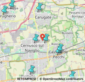 Mappa Piazza Emilio Salgari, 20063 Cernusco sul Naviglio MI, Italia (3.04727)