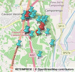 Mappa Località Naiano, 37010 Cavaion veronese VR, Italia (0.76923)