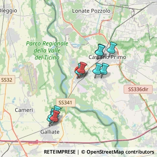 Mappa Via S. Vincenzo, 20029 Turbigo MI, Italia (3.43455)