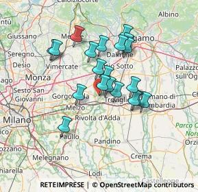 Mappa Via Gabrio Casati, 20062 Cassano d'Adda MI, Italia (11.1455)