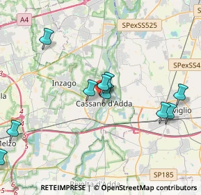 Mappa Via A. Tornaghi, 20062 Cassano d'Adda MI, Italia (6.28579)