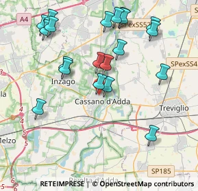 Mappa Via A. Tornaghi, 20062 Cassano d'Adda MI, Italia (4.347)