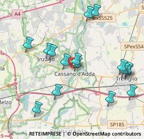 Mappa Via A. Tornaghi, 20062 Cassano d'Adda MI, Italia (4.2925)