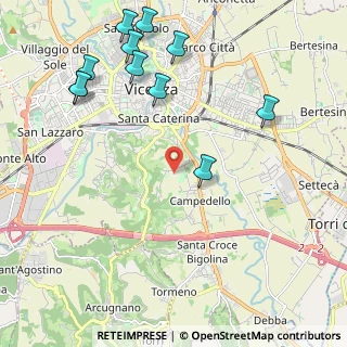 Mappa Via della Rotonda, 36100 Vicenza VI, Italia (2.60273)