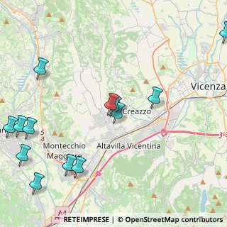 Mappa Via Battaglione Vicenza, 36051 Creazzo VI, Italia (5.52846)