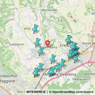 Mappa Via Battaglione Vicenza, 36051 Creazzo VI, Italia (2.2)