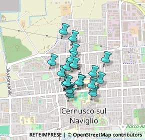 Mappa Via Visconti, 20063 Cernusco sul Naviglio MI, Italia (0.2955)