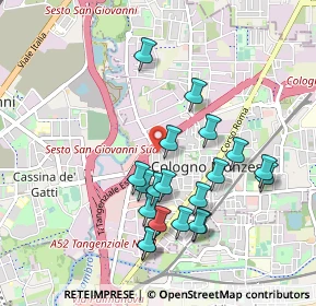 Mappa Viale Romagna, 20093 Cologno Monzese MI, Italia (0.9165)