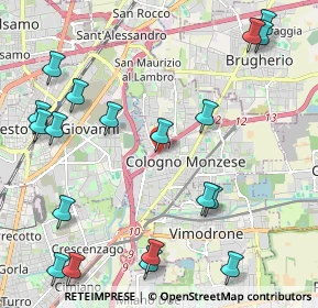 Mappa Viale Romagna, 20093 Cologno Monzese MI, Italia (2.72421)
