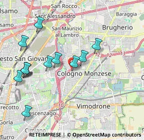 Mappa Viale Romagna, 20093 Cologno Monzese MI, Italia (2.12692)