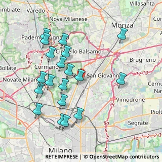 Mappa C.C. Sarca, 20099 Milano MI, Italia (4.08632)