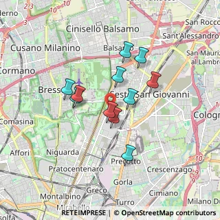 Mappa C.C. Sarca, 20099 Milano MI, Italia (1.38091)