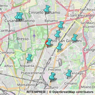 Mappa C.C. Sarca, 20099 Milano MI, Italia (2.35667)