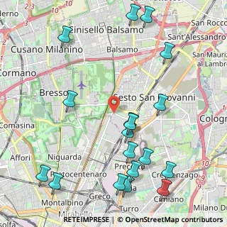 Mappa C.C. Sarca, 20099 Milano MI, Italia (2.63389)
