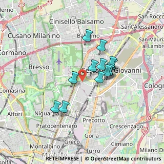 Mappa C.C. Sarca, 20099 Milano MI, Italia (1.36538)