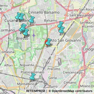 Mappa C.C. Sarca, 20099 Milano MI, Italia (2.38182)