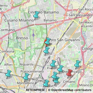 Mappa C.C. Sarca, 20099 Milano MI, Italia (2.91167)