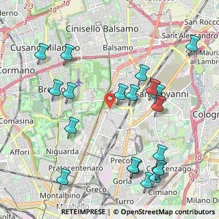 Mappa C.C. Sarca, 20099 Milano MI, Italia (2.4605)