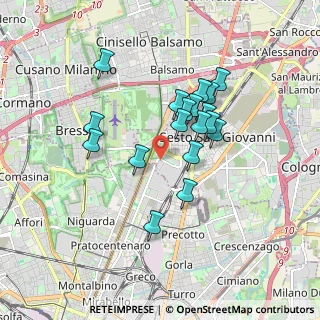 Mappa C.C. Sarca, 20099 Milano MI, Italia (1.46556)