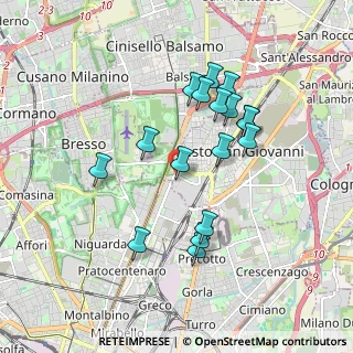 Mappa C.C. Sarca, 20099 Milano MI, Italia (1.67118)