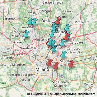 Mappa C.C. Sarca, 20099 Milano MI, Italia (6.258)