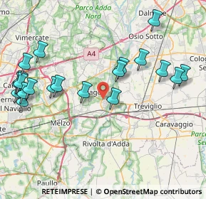Mappa P.le Pietro Gobetti s.n.c, 20062 Cassano d'Adda MI, Italia (9.539)