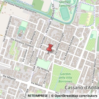 Mappa Via V. Gioberti, 5, 20062 Cassano d'Adda, Milano (Lombardia)