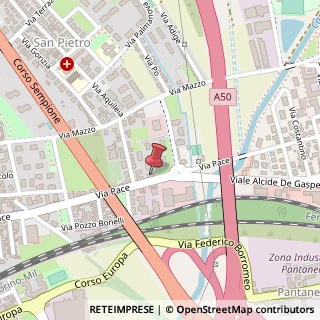 Mappa Via Pace, 89, 20017 Rho, Milano (Lombardia)