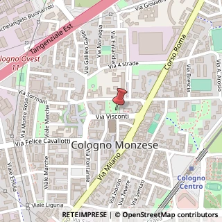 Mappa Piazza moro 1, 20093 Cologno Monzese, Milano (Lombardia)