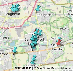 Mappa Via Briantea, 20063 Cernusco sul Naviglio MI, Italia (2.0385)