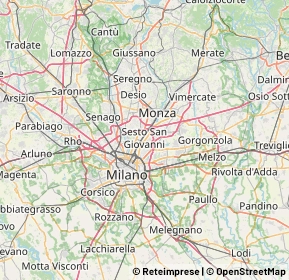 Mappa 20099 Sesto San Giovanni MI, Italia (12.55077)