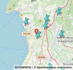 Mappa Strada Villa, 37010 Bardolino VR, Italia (5.83727)