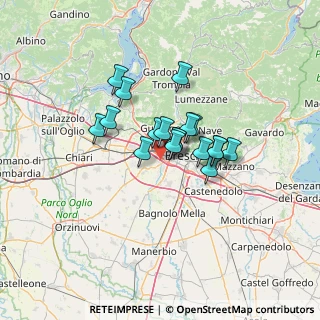 Mappa , 25030 Roncadelle BS, Italia (8.80167)
