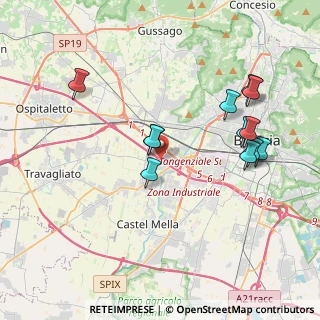 Mappa , 25030 Roncadelle BS, Italia (3.90583)
