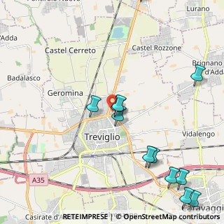 Mappa Via Garzoneri, 24047 Treviglio BG, Italia (2.6475)