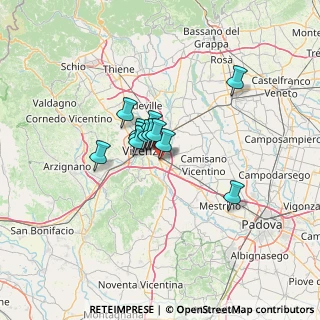 Mappa Strada Padana verso Padova, 36100 Vicenza VI, Italia (8.00833)