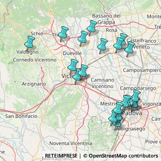Mappa Strada Padana, 36100 Vicenza VI, Italia (18.8925)