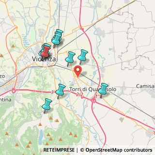 Mappa Strada Padana, 36100 Vicenza VI, Italia (3.75833)