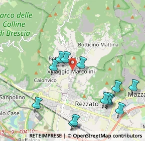 Mappa Via Ugo Foscolo, 25082 Botticino BS, Italia (2.29615)