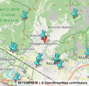 Mappa Via Ugo Foscolo, 25082 Botticino BS, Italia (2.78385)