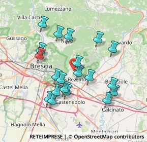 Mappa Via Ugo Foscolo, 25082 Botticino BS, Italia (6.949)