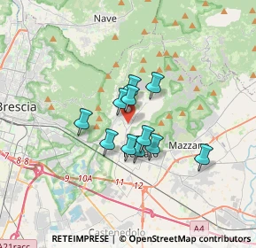 Mappa Via Ugo Foscolo, 25082 Botticino BS, Italia (2.26)