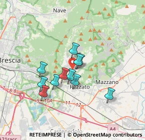 Mappa Via Ugo Foscolo, 25082 Botticino BS, Italia (2.58909)