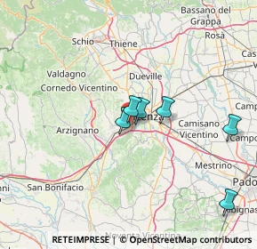 Mappa Via Monte Ortigara, 36051 Creazzo VI, Italia (36.90833)