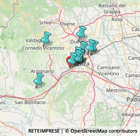 Mappa Via Monte Ortigara, 36051 Creazzo VI, Italia (7.04538)
