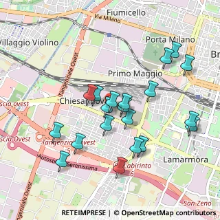 Mappa Via Como, 25125 Brescia BS, Italia (0.905)