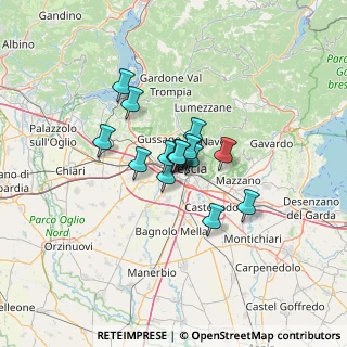 Mappa Via Como, 25125 Brescia BS, Italia (7.486)